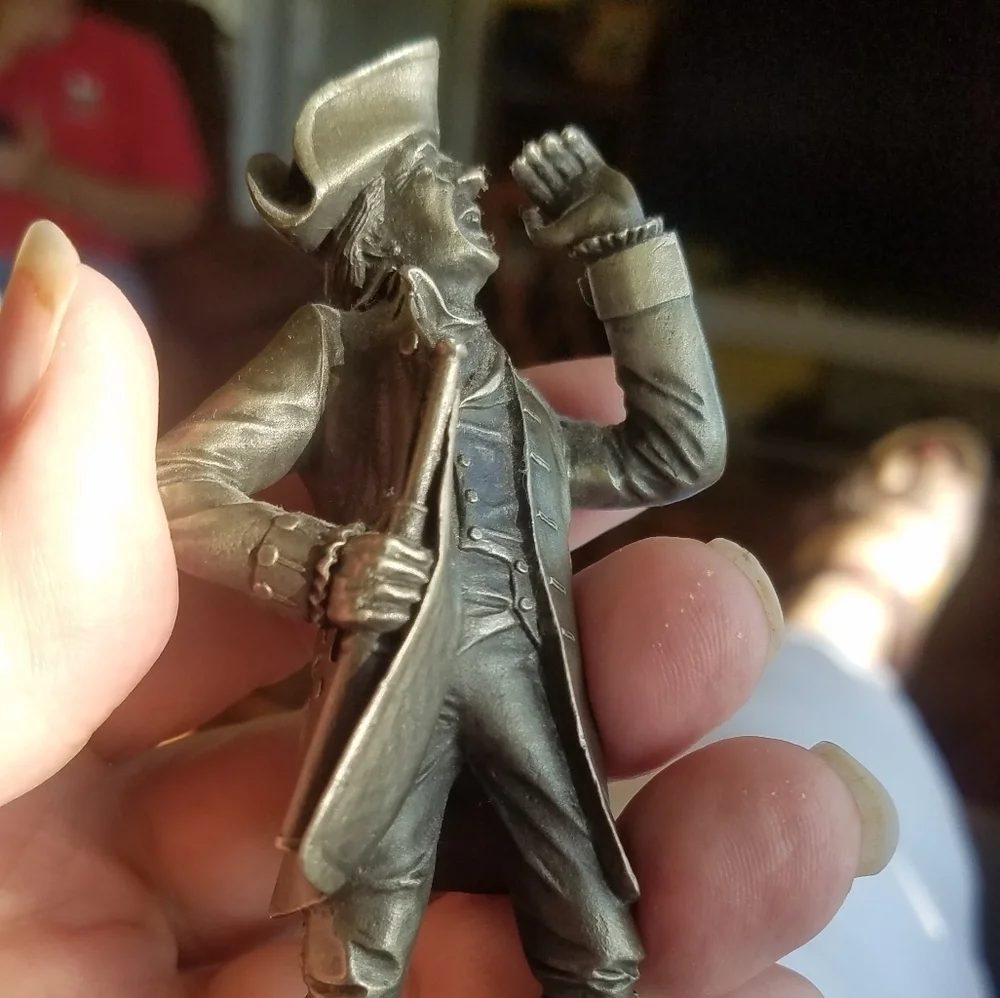 Franklin Mint 1975 Pewter statue